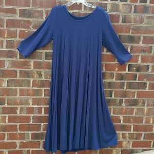Long/Maxi Blue Dress
